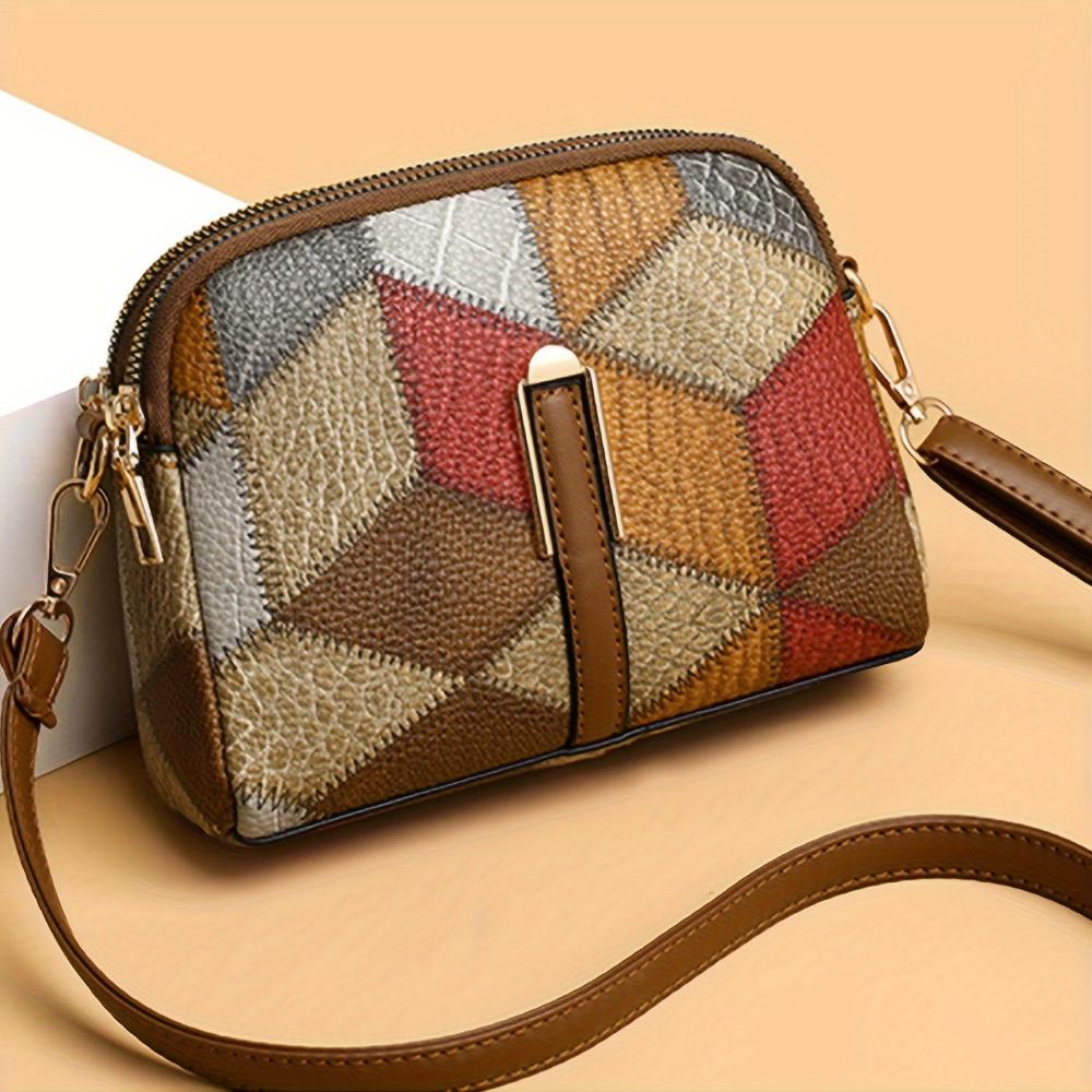 ELA | Mini Torebka Crossbody Patchwork