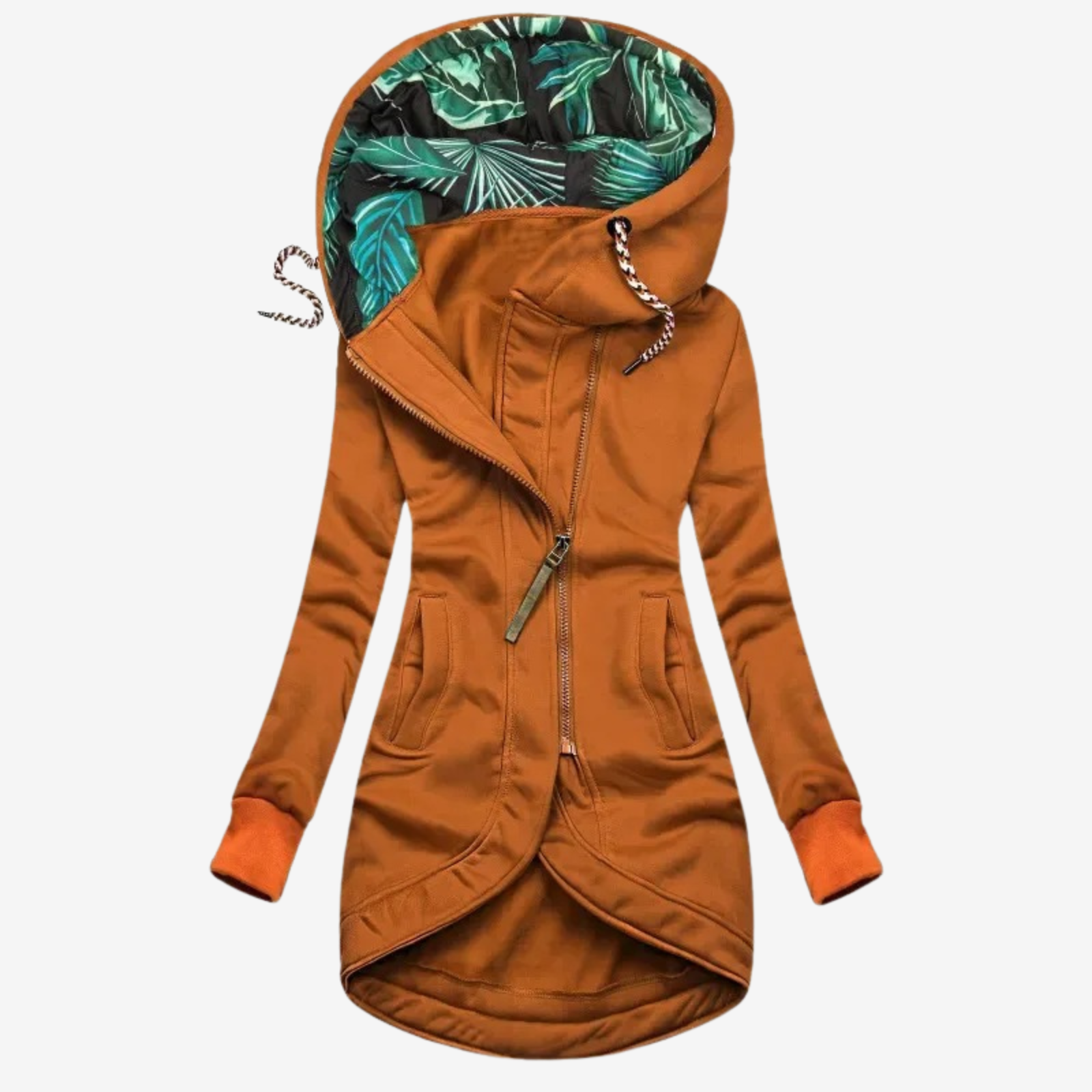 ELA | Ava Bluza Asymetryczna z Kapturem
