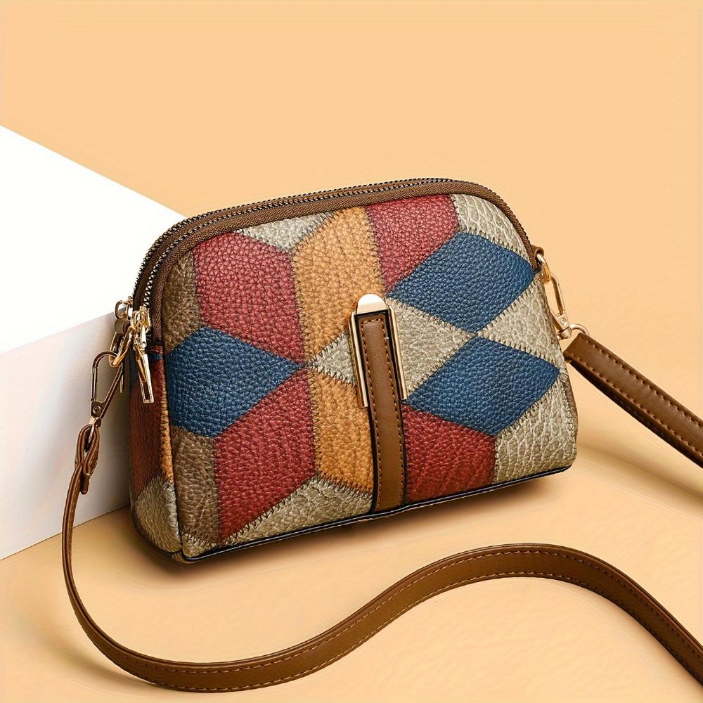 ELA | Mini Torebka Crossbody Patchwork