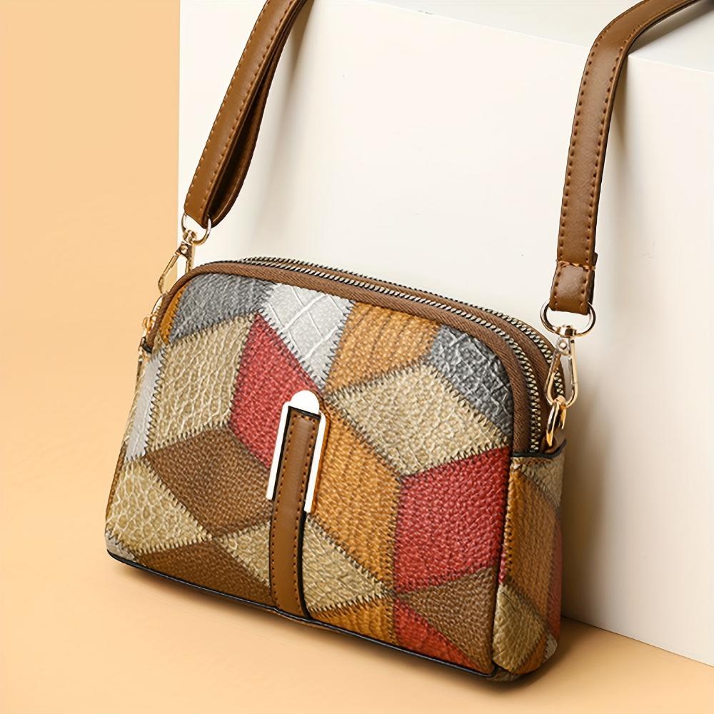 ELA | Mini Torebka Crossbody Patchwork