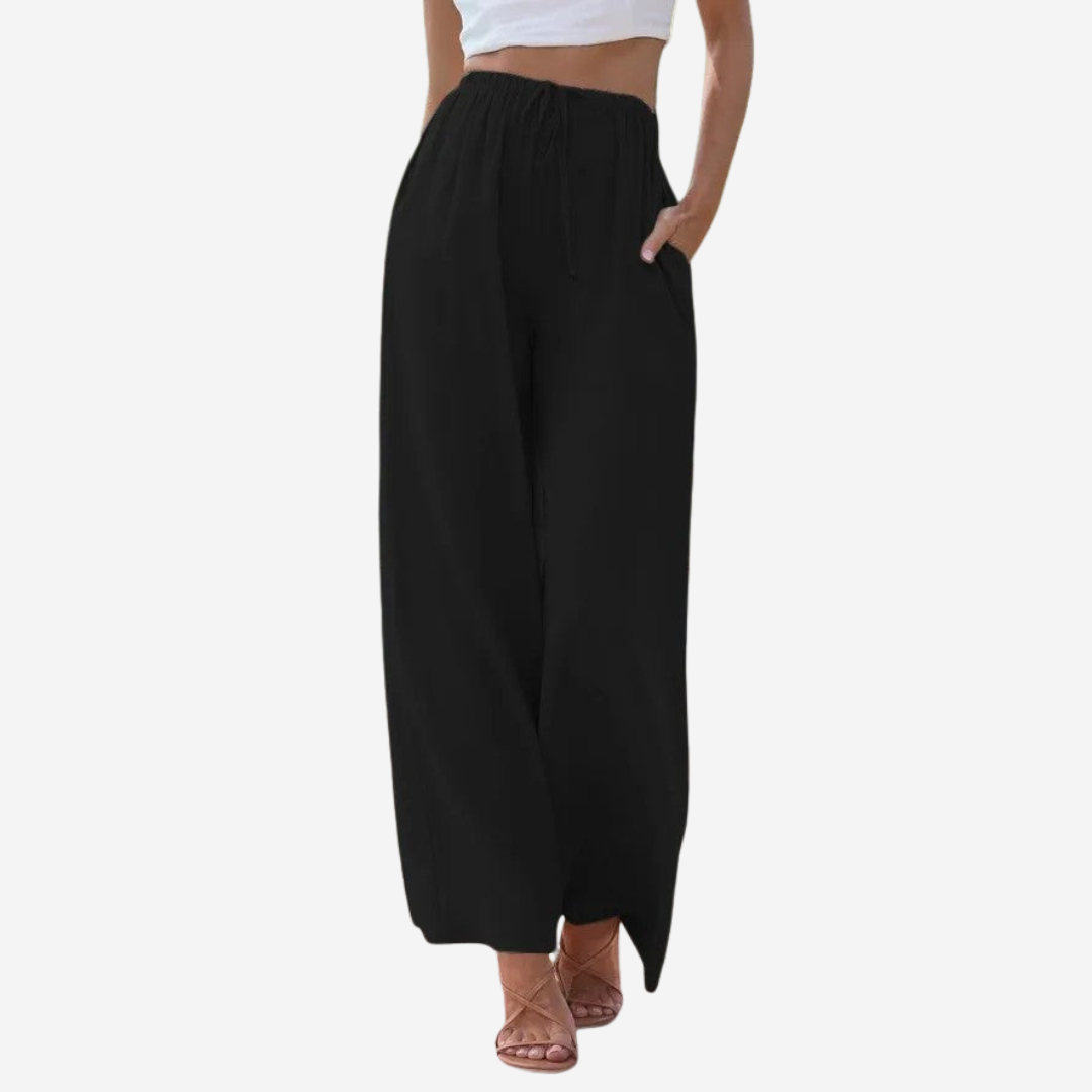 ELA | Eleganckie spodnie lniane