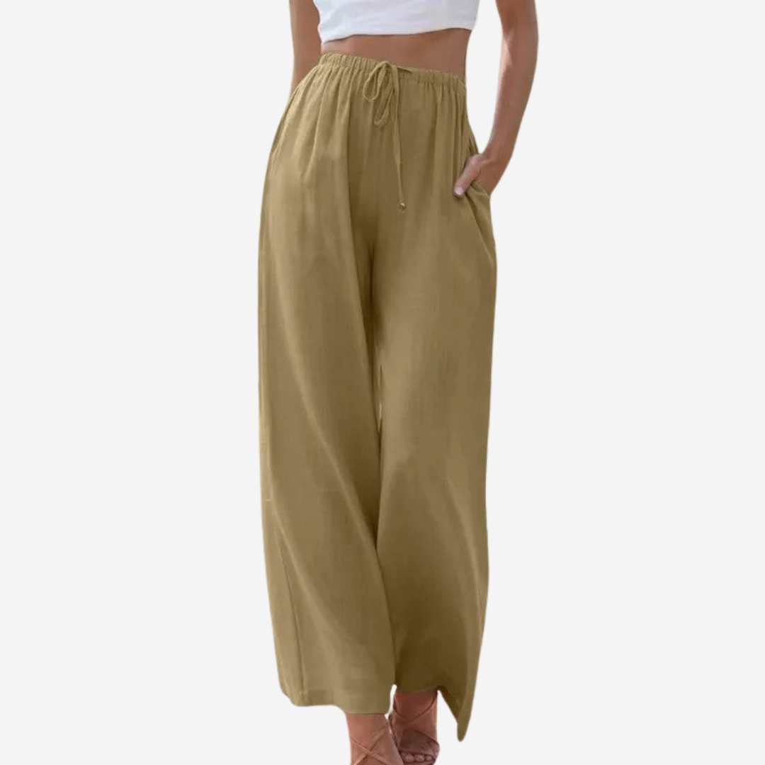 ELA | Eleganckie spodnie lniane