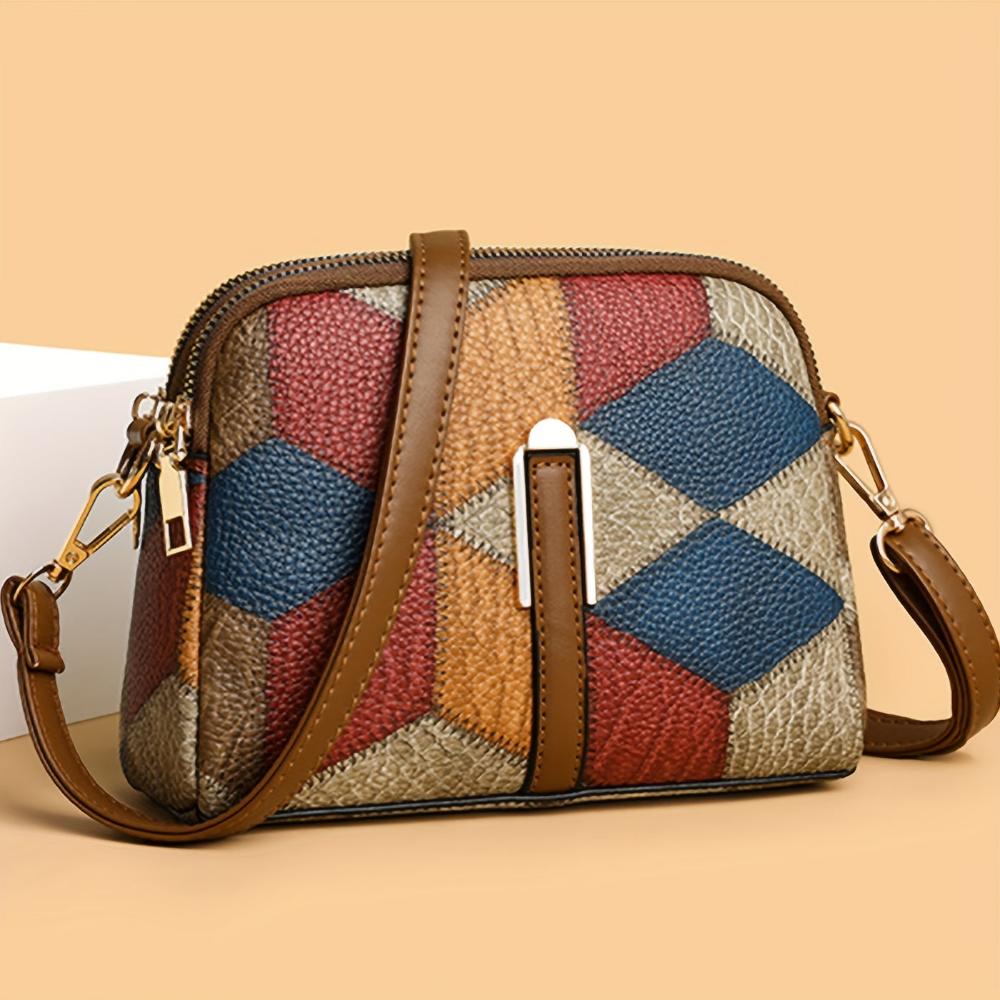 ELA | Mini Torebka Crossbody Patchwork
