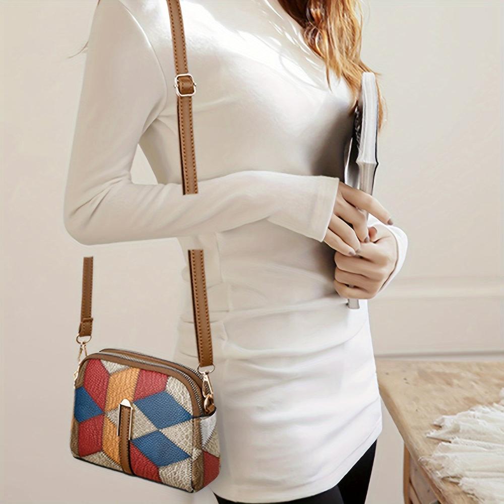 ELA | Mini Torebka Crossbody Patchwork