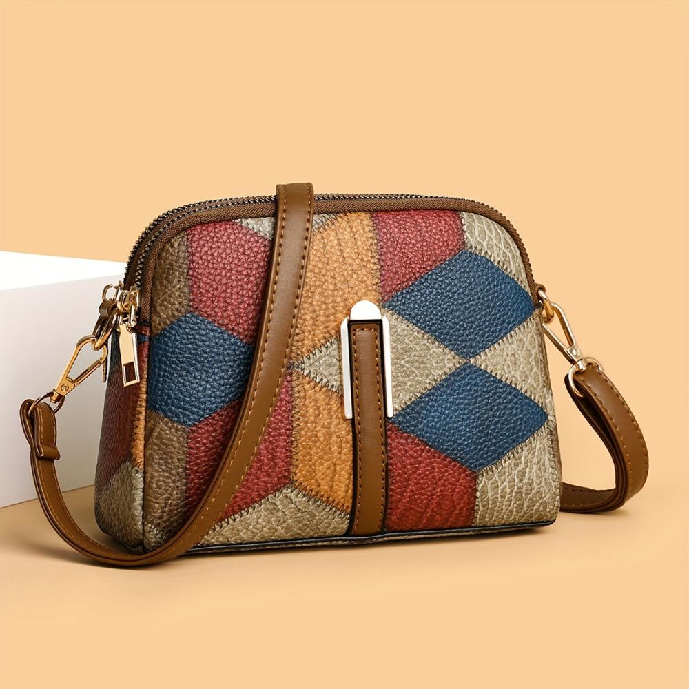 ELA | Mini Torebka Crossbody Patchwork