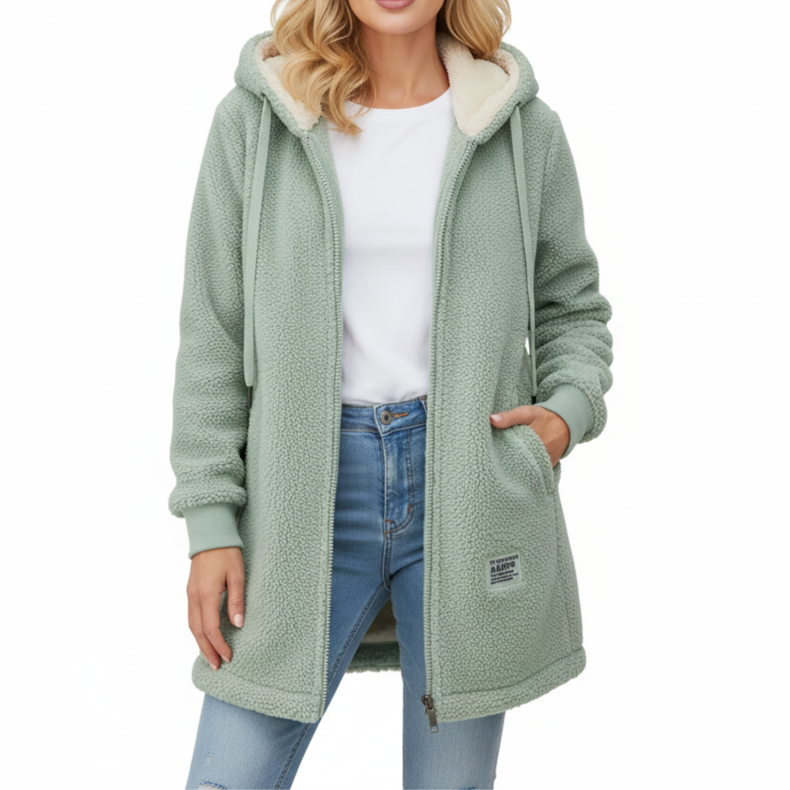 ELA | Emma Bluza polarowa z kapturem