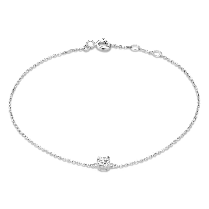 ELA | Bransoletka z Moissanite Cléa w złocie